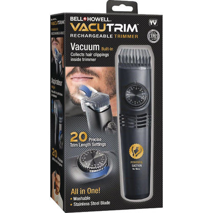 Bell + Howell VacuTrim Rechargeable Hair Clipper