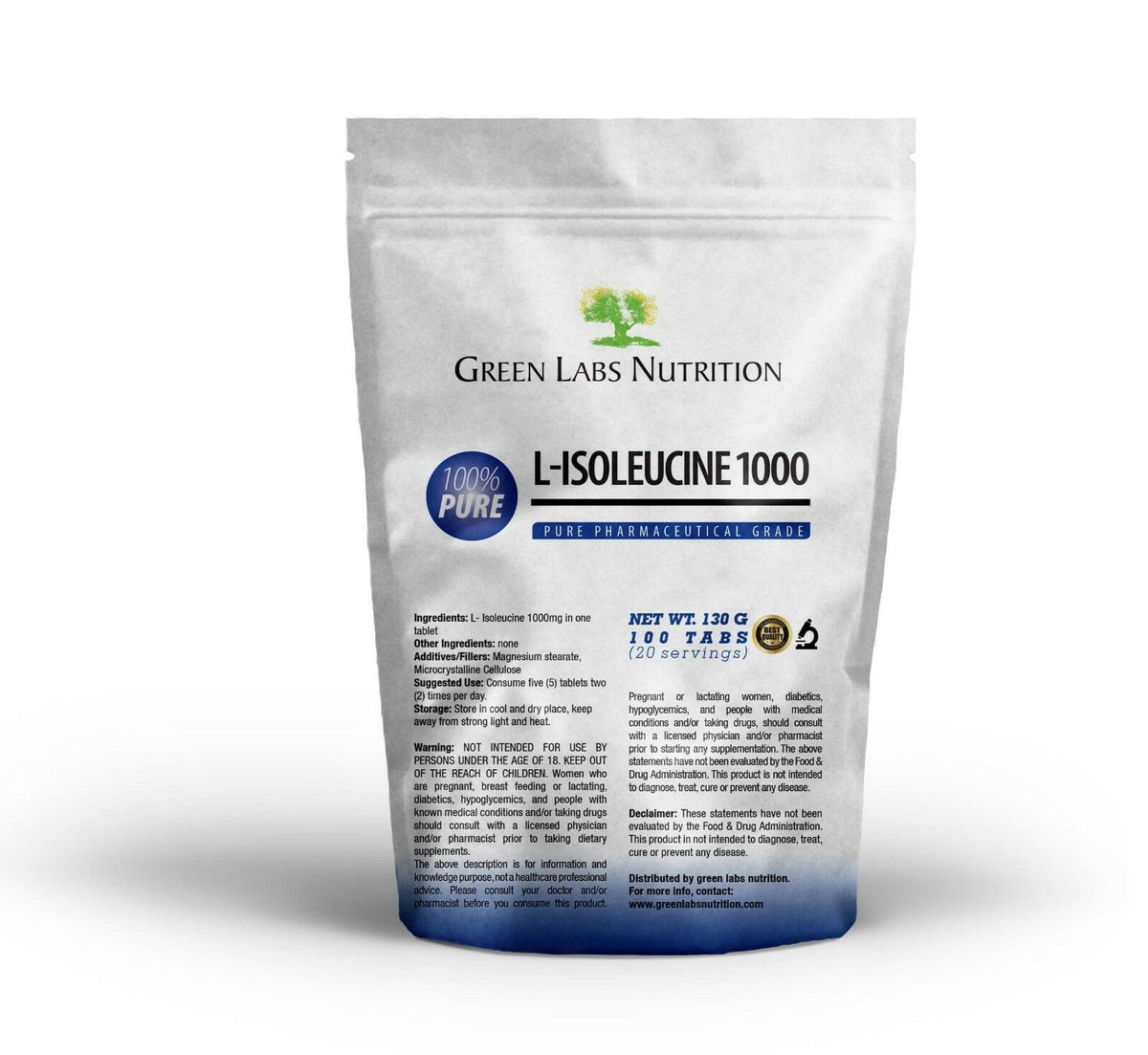 ISOLEUCINE PWD 100 GM DS