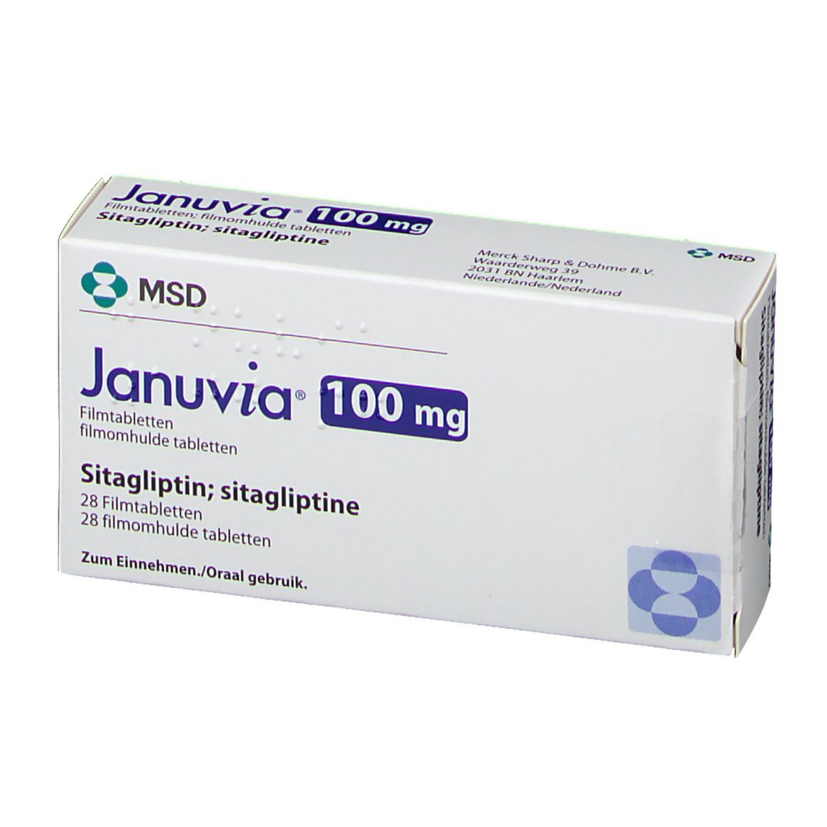 JANUVIA TB 100MG 1000