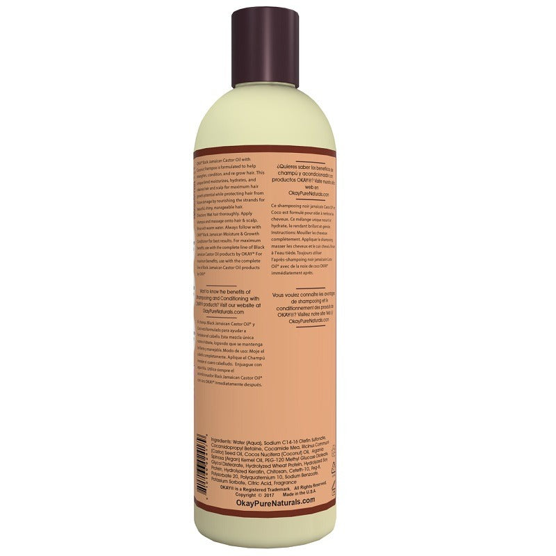 Okay Shampoo 12oz Black Jamaican Castor Oil