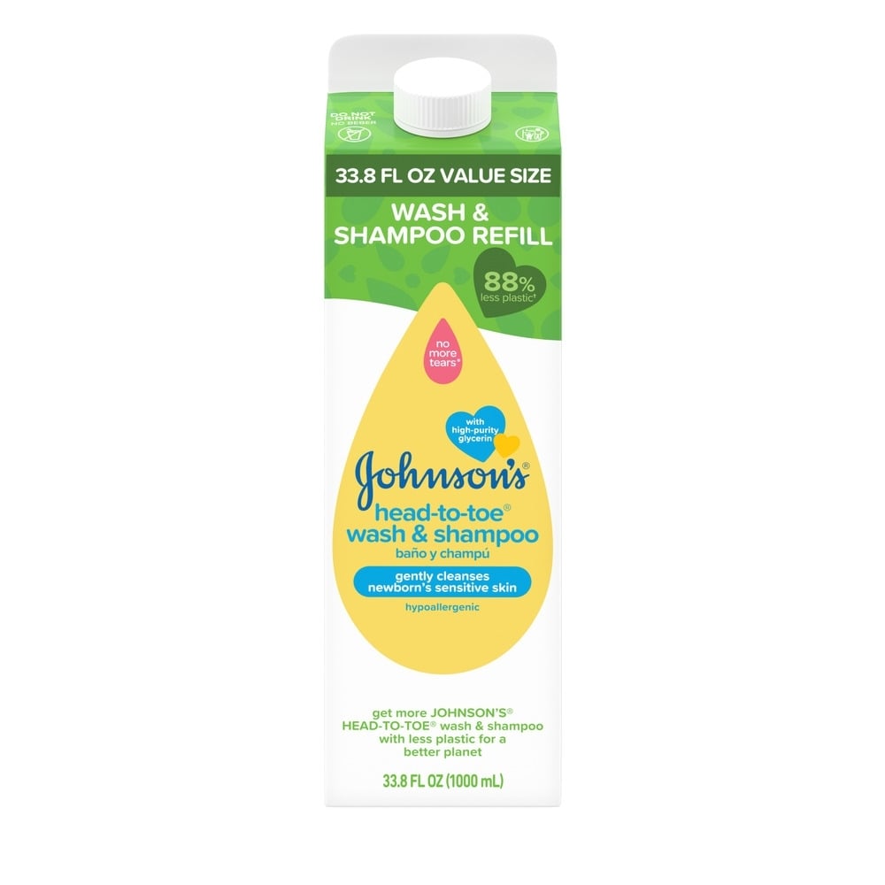 Johnsons Baby Head To Toe Wash And Shampoo 3.4oz (12in)