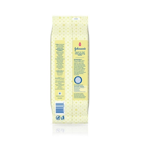 Johnsons Baby Head-To-Toe Cleansing Cloths