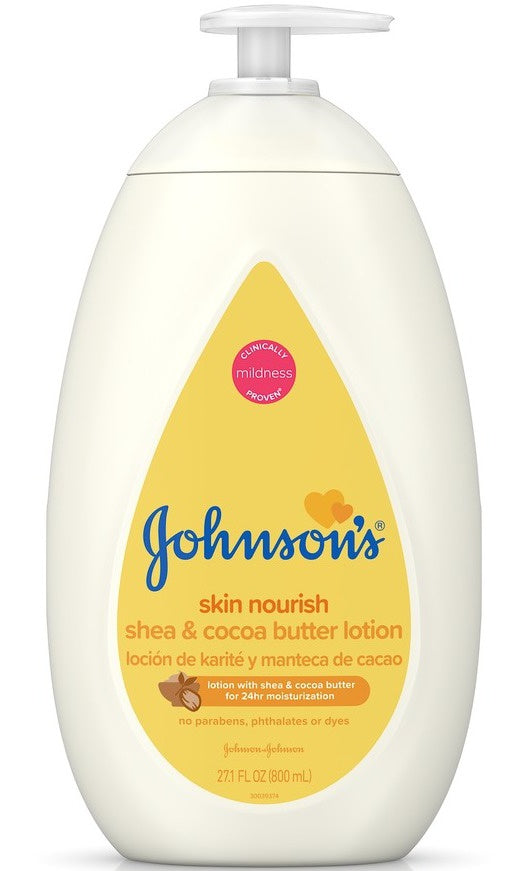 Johnsons Skin Nourish Lotion Shea & Cocoa Butter 16.9oz