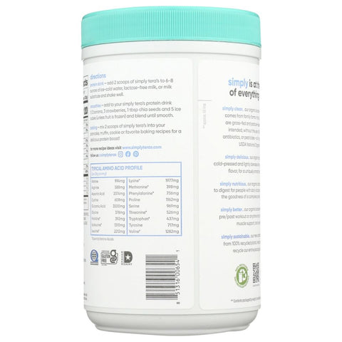 SIMPLY TERA'S WHEY PROT,OG2,DK CHOC