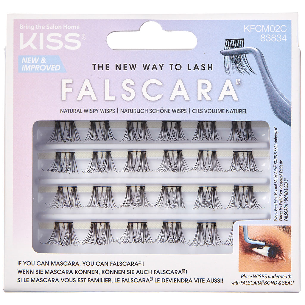 KISS Falscara Natural Wispy False Lash Clusters Multipack 02 - 30 count