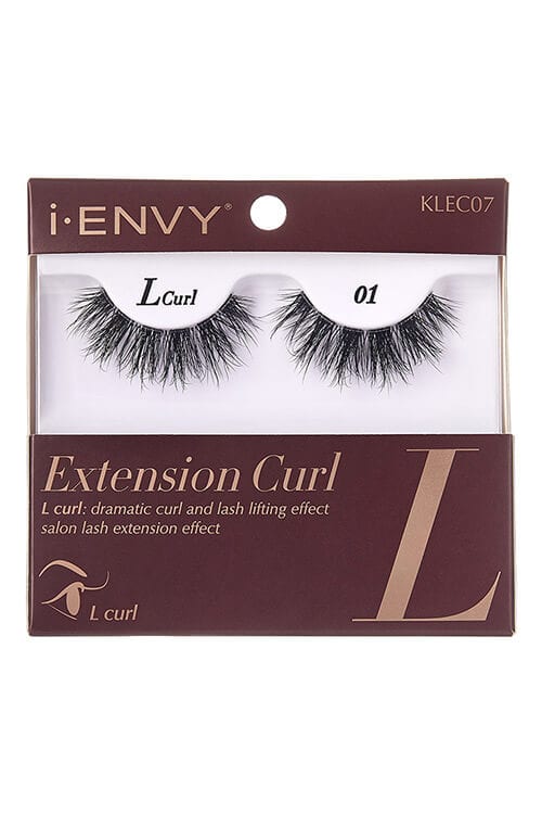 Kiss I Envy Extension Curl Lcurl 01 Lashes