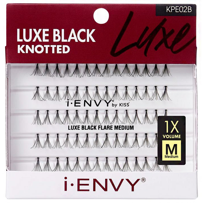 Kiss I Envy Luxe Black Knotted Medium 70 Lashes