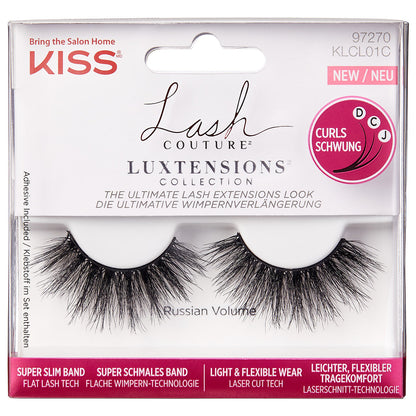 KISS Lash Couture LuXtensions Lashes - Volume Full Set, 4 count
