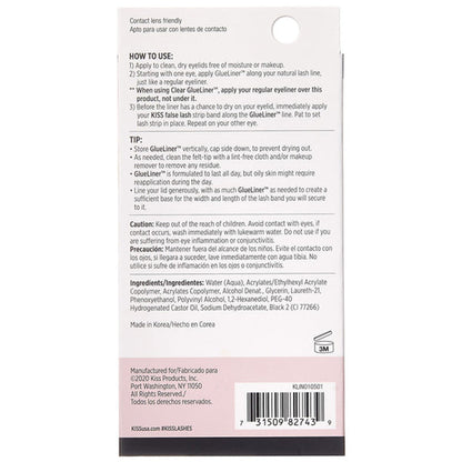KISS Lash Glue Liner - Black
