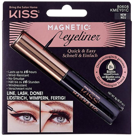 Kiss Magnetic Eyeliner Black 0.17oz
