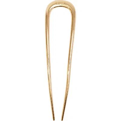 Kitsch Metal French Hair Pin - Gold