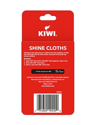 Kiwi® Shine Cloths 2 Ct