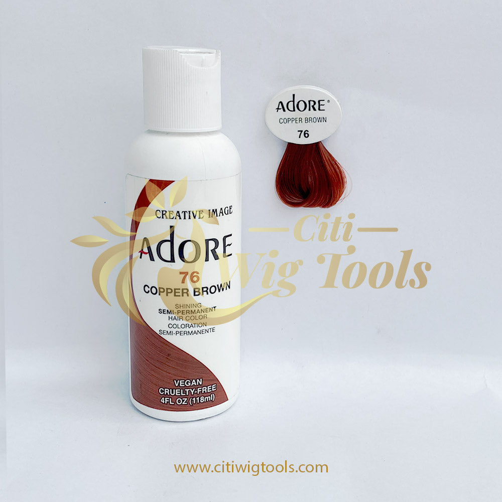 Adore Semi-Permanent Haircolor #076 Copper Brown 4oz