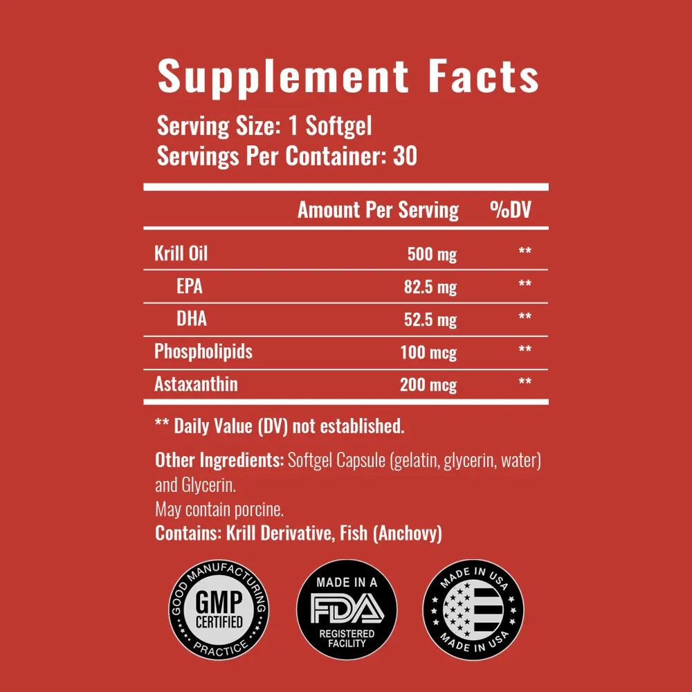 KRILL OIL,OMG 3,500 MG,XS