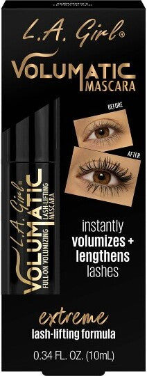 L.A. Girl Volumatic Mascara - Ultra Black, 0.34 fl oz