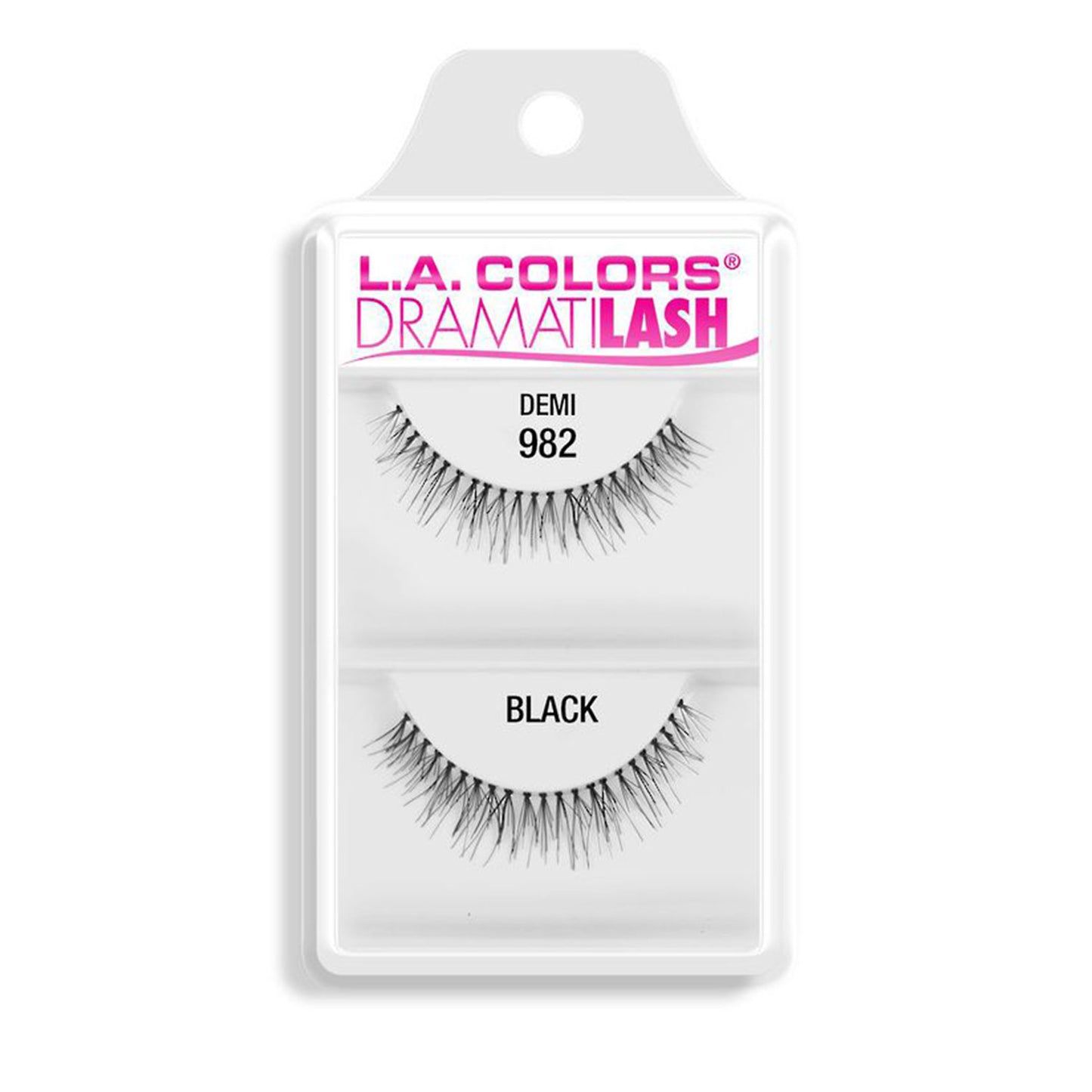 L.A. Colors DramatiLash False Eyelashes Black - Demi
