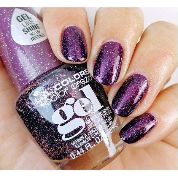L.A. Colors Shimmer & Shine Collection Metal Polish - Crystal Pink