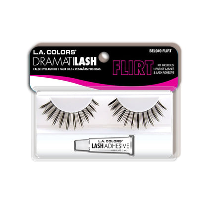 L.A. Colors Dramatilash Deluxe False Eyelash Kit - Flirt