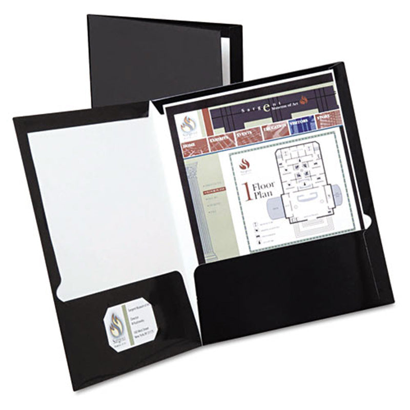 Twisted Twin Pocket Folders, Letter Size, Assorted