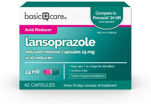 LANSOPRAZOLE 15 MG DR CAP 42