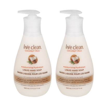 LIVE CLEAN COCO MILK L/SOAP  17