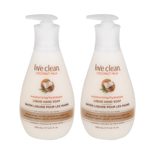 LIVE CLEAN COCO MILK L/SOAP  17