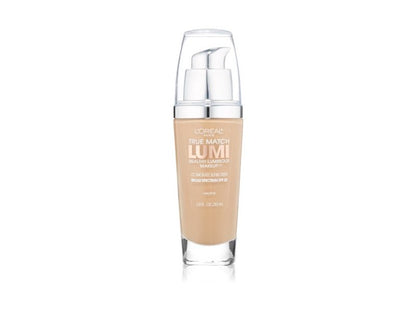 L'ORÉAL PARIS True Match Lumi Healthy Luminous Makeup Medium Coverage, N4 Buff Beige, 1 fl. oz.