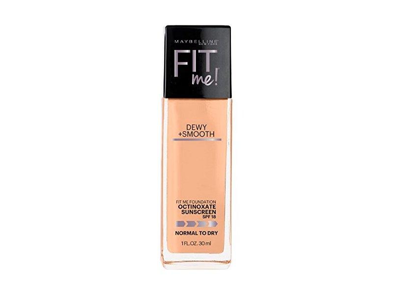MAYBELLINE New York Fit Me Dewy + Smooth Foundation Makeup, 310 Sun Beige, 1 oz