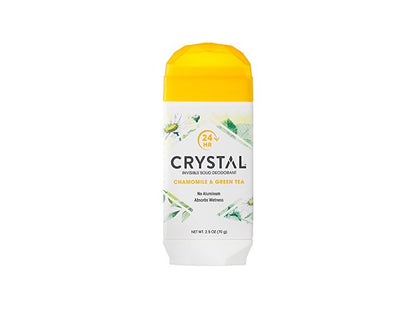 Crystal Deodorant Solid Stick 2.5oz Chamomile & Green Tea