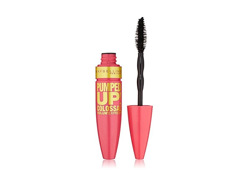 MAYBELLINE New York Pumped Up! Colossal Washable Mascara Makeup, 213 Classic Black, 0.33 oz