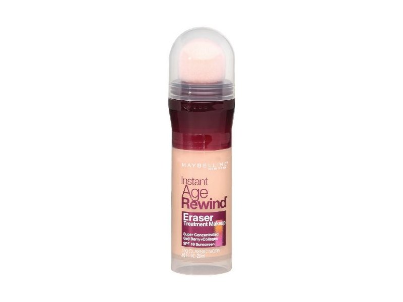 MAYBELLINE New York Instant Age Rewind Eraser Treatment Makeup, 150 Classic Ivory, 0.68 oz