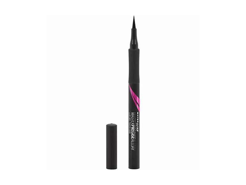 MAYBELLINE New York Master Precise All Day Liquid Eyeliner Makeup, 110 Black, 0.034 oz