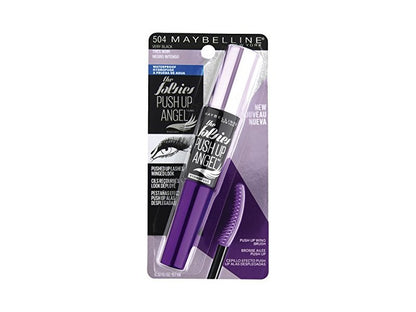 MAYBELLINE New York The Falsies Push Up Angel Waterproof Mascara, 504 Very Black, 0.32 oz