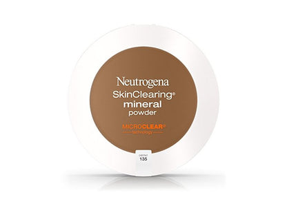 Neutrogena SkinClearing Mineral Acne Powder, Chestnut 135, .38 oz
