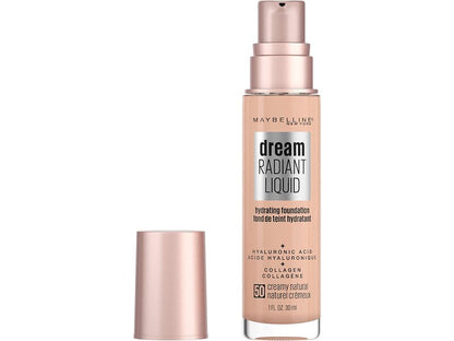 MAYBELLINE New York Dream Radiant Liquid Hydrating Foundation, 125 Coconut, 1 oz