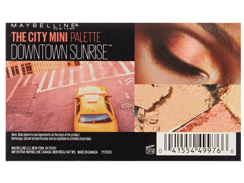 MAYBELLINE New York The City Mini Eyeshadow Palette, 430 Downtown Sunrise, 0.14 oz
