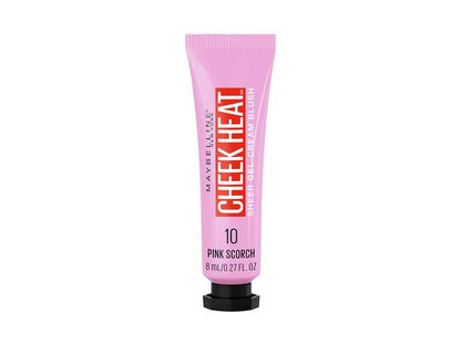 MAYBELLINE New York Cheek Heat Gel-Cream Blush, 010 Pink Scorch, 0.27 oz