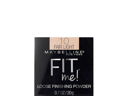 MAYBELLINE New York Fit Me Loose Finishing Powder Face Makeup, 010 Fair Light, 0.7 oz