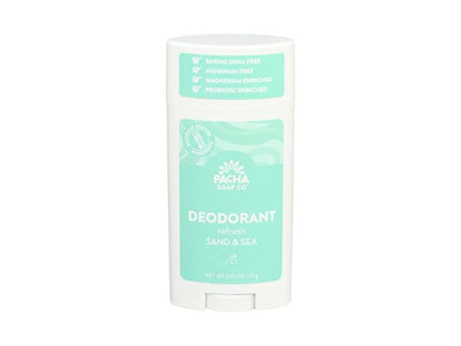 PACHA SOAP CO DEODORANT, SAND & SEA 2.65 OZ