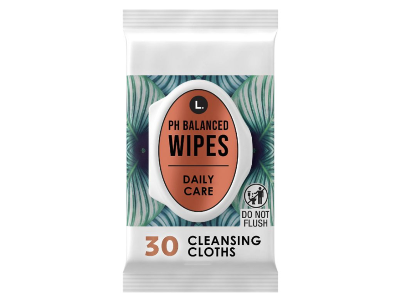 L. Wipes Ph Balanced 30 Count .