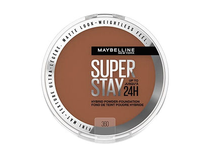 MAYBELLINE New York Super Stay Up To 24Hr Hybrid Powder-Foundation, 360, 0.21 oz