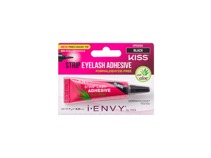 Kiss I Envy Eyelash Adhesive Strip W/Aloe Black 0.25oz
