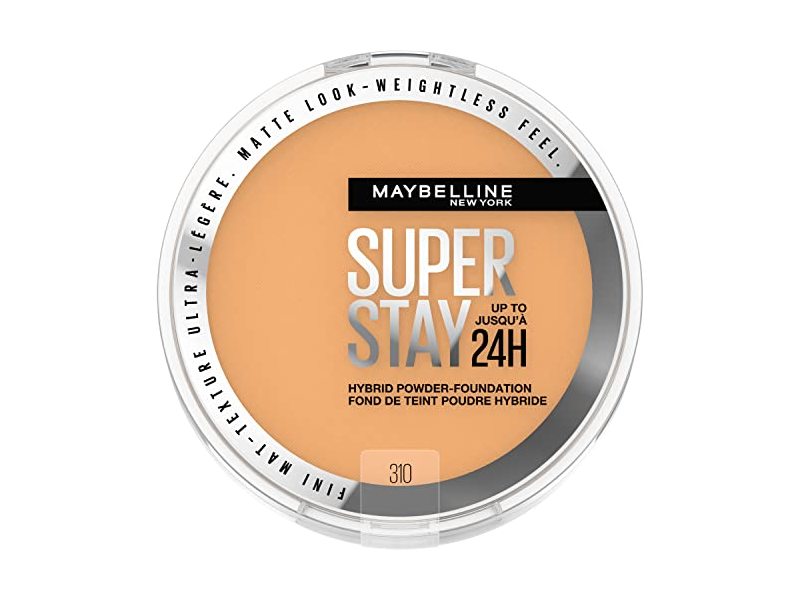 MAYBELLINE New York Super Stay Up To 24Hr Hybrid Powder-Foundation, 120, 0.21 oz