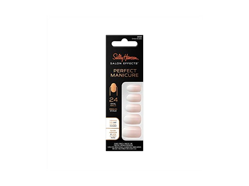 Sally Hansen Salon Effects Perfect Manicure Nails Kit - Swoop There It Is, 24 count