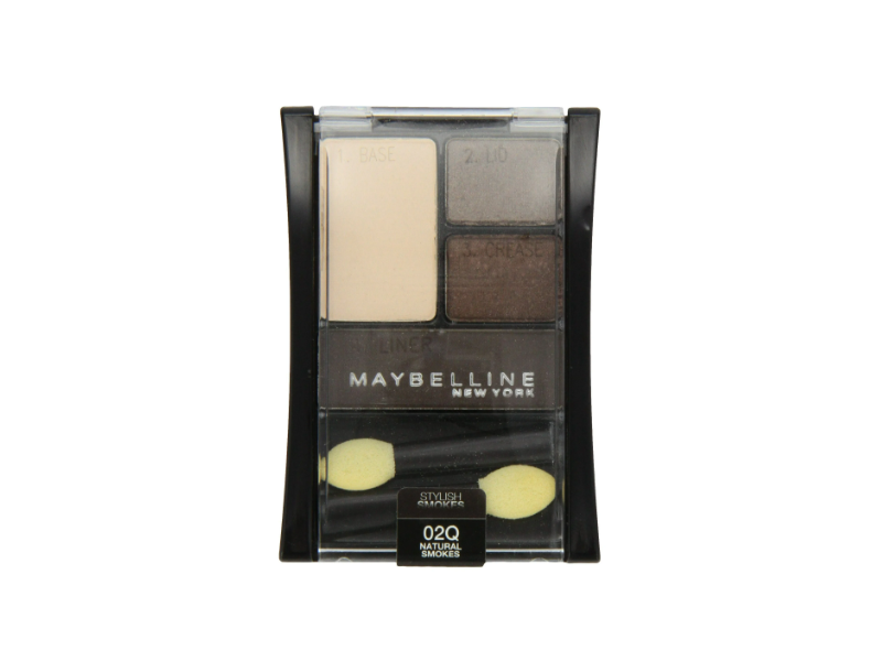 MAYBELLINE New York Expert Wear Eyeshadow Quads, 02Q Natural Smokes