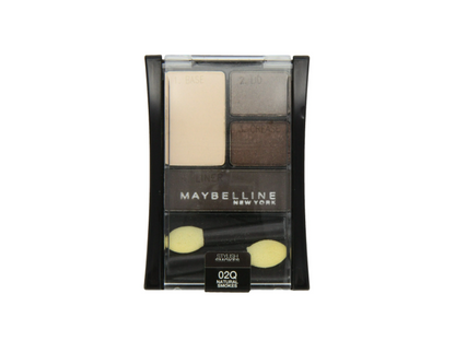 MAYBELLINE New York Expert Wear Eyeshadow Quads, 02Q Natural Smokes