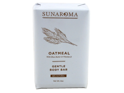 Sunaroma Soap Bar Oatmeal With Shea Butter & Vitamin-E 8oz
