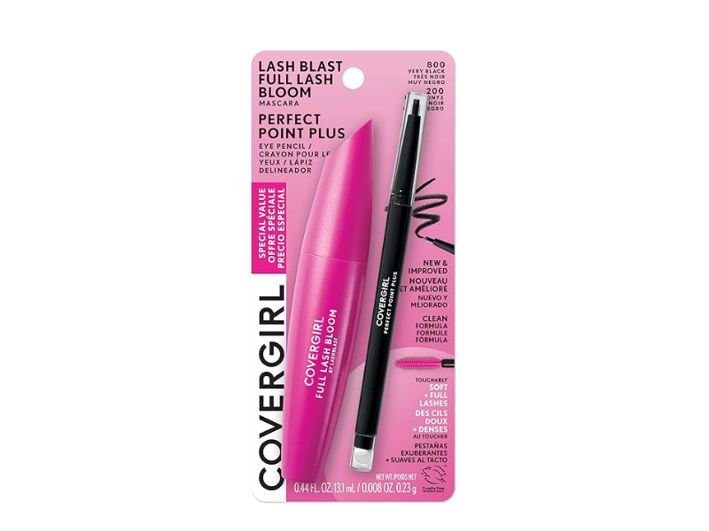 COVERGIRL Lash Blast Full Lash Bloom Mascara & Perfect Point Plus Eye Pencil - 800 Very Black & 200 Black Onyx