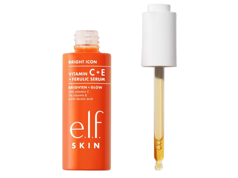 e.l.f. SKIN Bright Icon Vitamin C + E + Ferulic Face Serum, 1 oz