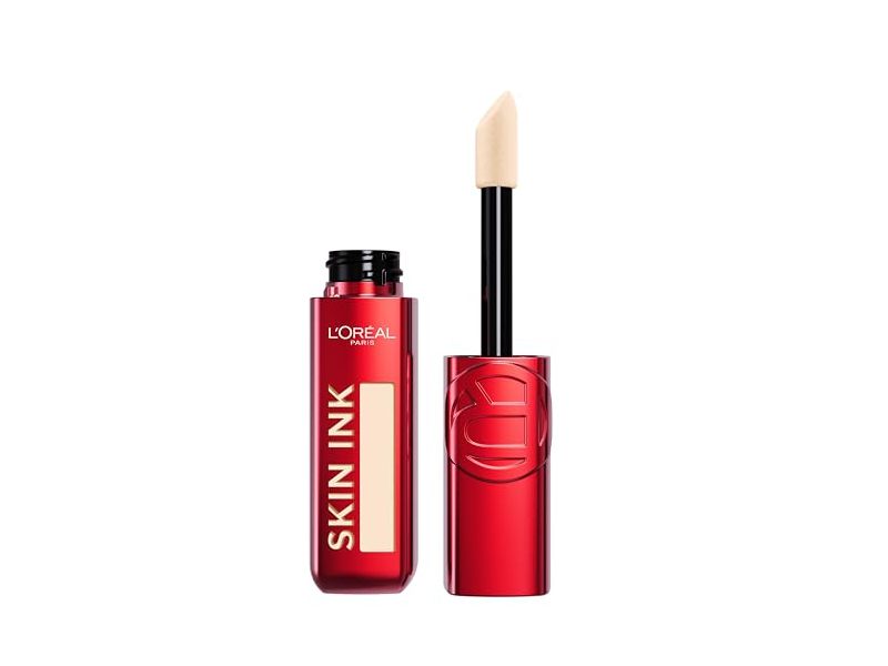 L'ORÉAL PARIS Skin Ink Longwear 2-in-1 Foundation Concealer, 460 Neutral, 0.5 fl oz
